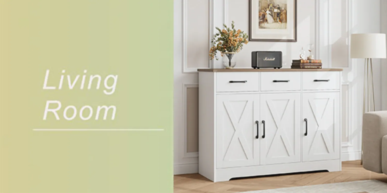 A HOSTACK sideboard in a living room: the kind of photograph we can show, as against the certificate we cannot.