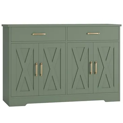 47″ Sideboard Buffet Cabinet, Green