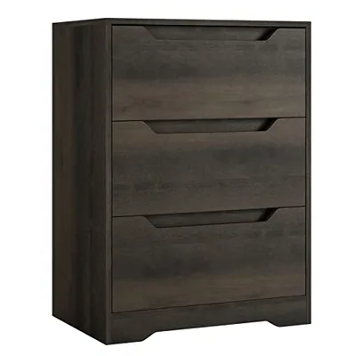 3-Drawer Dresser, Brown